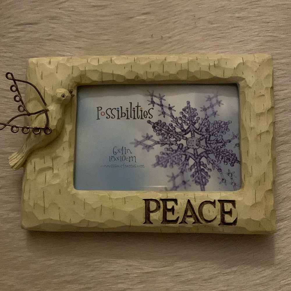 Peace Time Picture Frame, 4x6